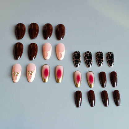 Elegantes Künstlerisches Acrylnageldesign-Set