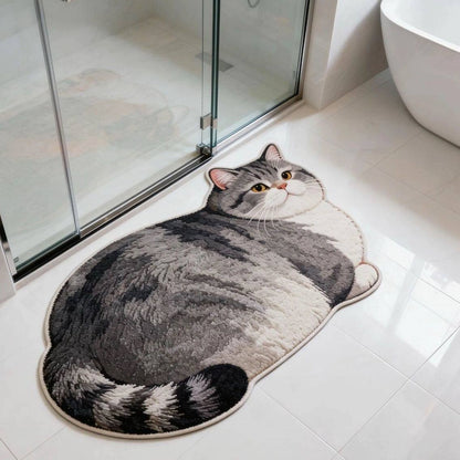 Katzen Design Badematte Brehn