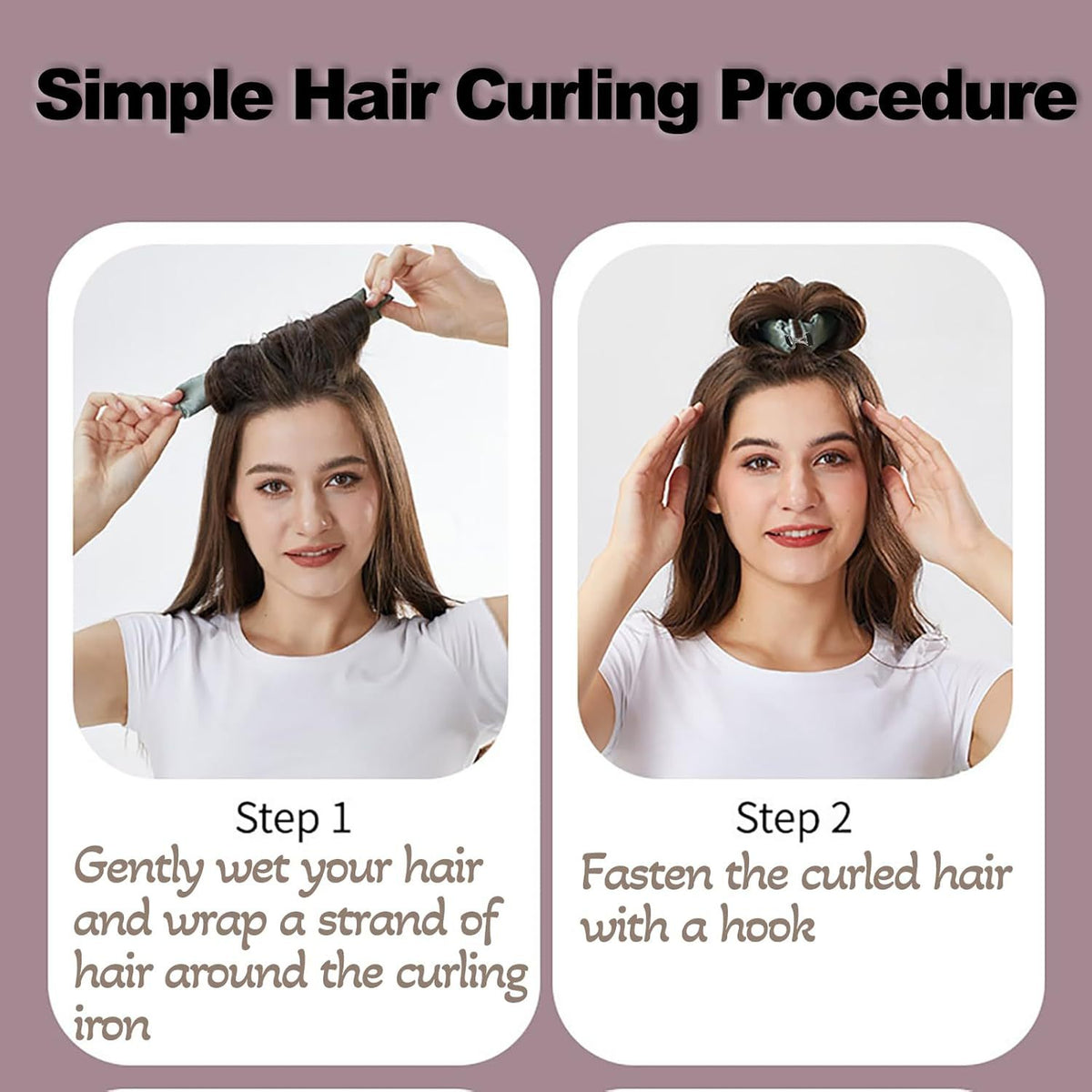Haarstyling Lockenstab