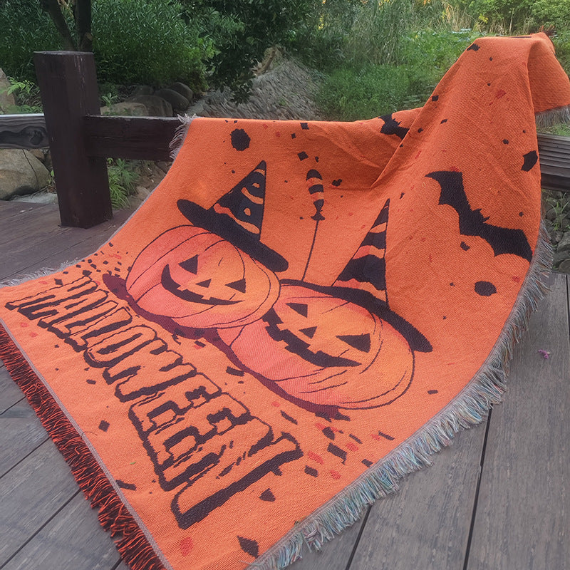Halloween-Themen-Wurfdecke