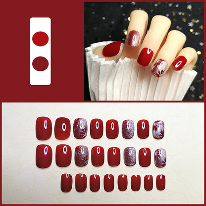 Artistic Floral Press-On Nagel Set  1791804112