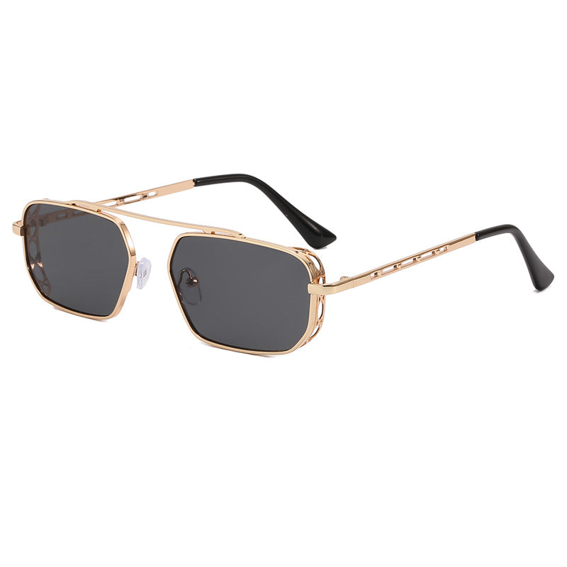 Damen modische Sonnenbrille im modernen Hexagon-Design Brehn