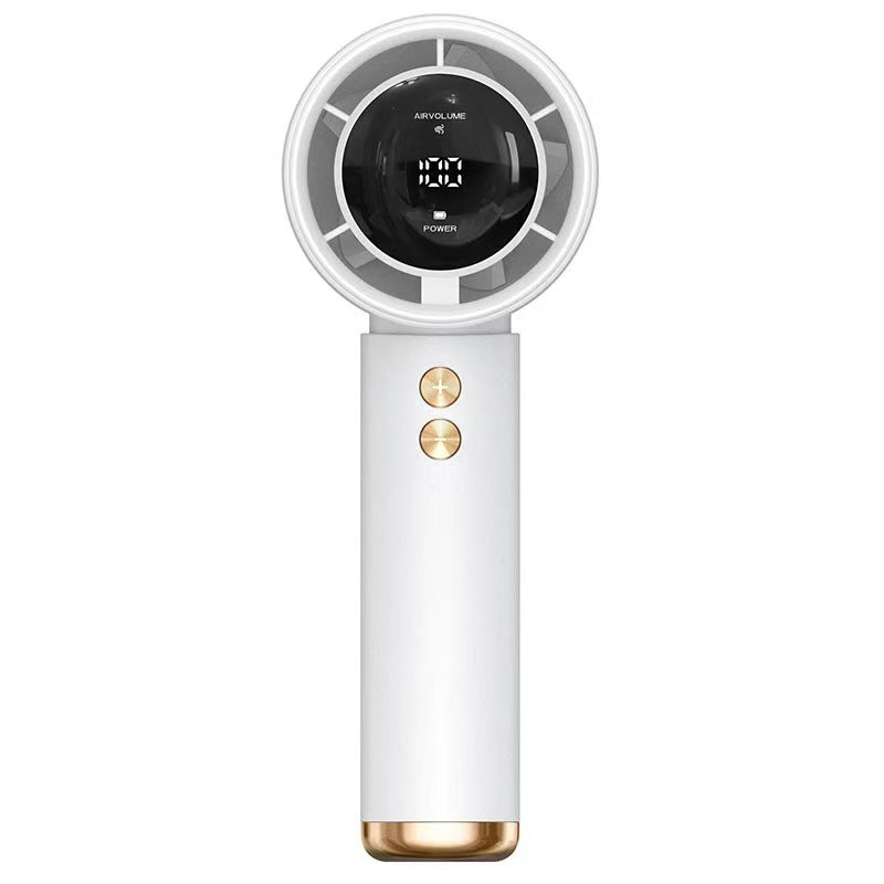 Unisex nan kompakter blattloser Handventilator mit LED-Anzeige, mehrstufiger Regelung und Akkubetrieb Brehn