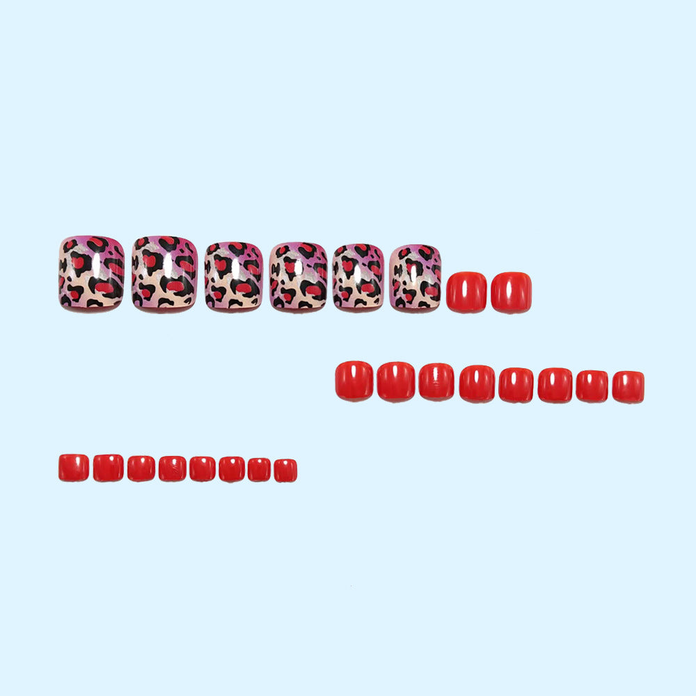 Fußnagelkunst mit Modernem Leoparden-Design Brehn