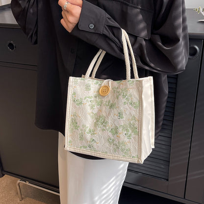 Dekorativer Floral-Shopper