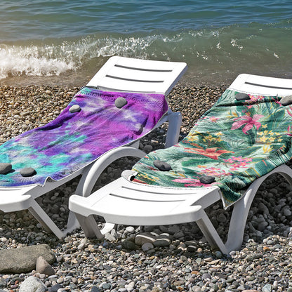 Strandtuch aus hautfreundlicher Mikrofaser mit kreativem Mustermix Brehn