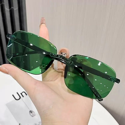 Moderne oversized rechteckige Sonnenbrille Brehn