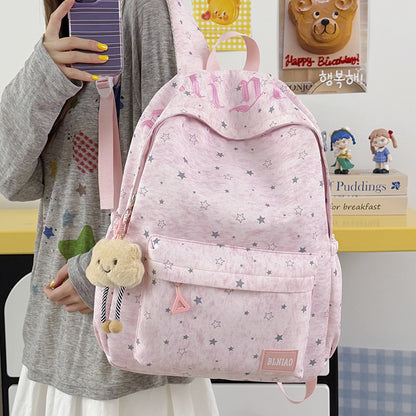 Stylische leichte Rucksack mit Sternmuster Brehn