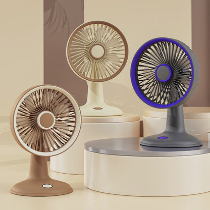 Unisex Tragbarer Tischventilator mit flexiblem Neigungsmechanismus Brehn