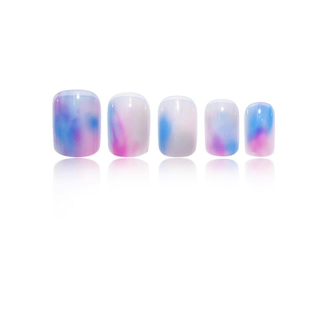 Künstlerische Aquarell-Nagelverlängerungen Brehn