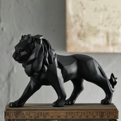 Elegante und moderne Löwen Skulptur Brehn