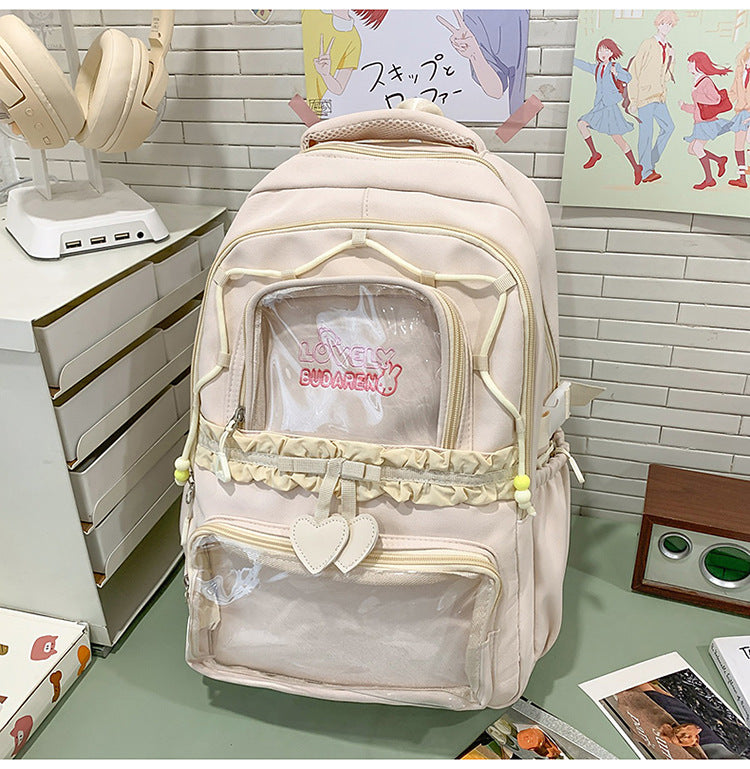 Transparenter Fronttasche Freizeit Rucksack Brehn