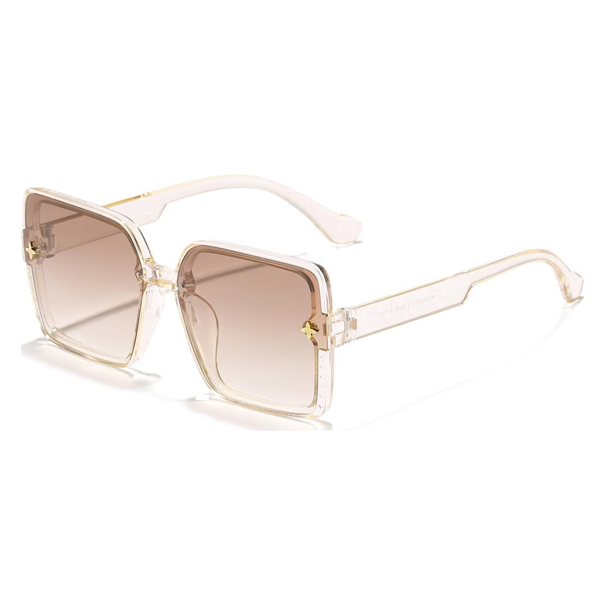 Damen quadratische Sonnenbrille mit hochwertigem Rahmendesign und UV-Schutz Brehn