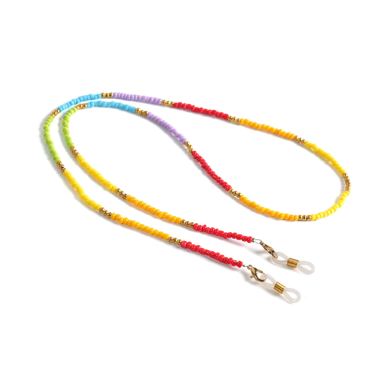 Bunte handgefertigte Perlen-Brillenband Brehn