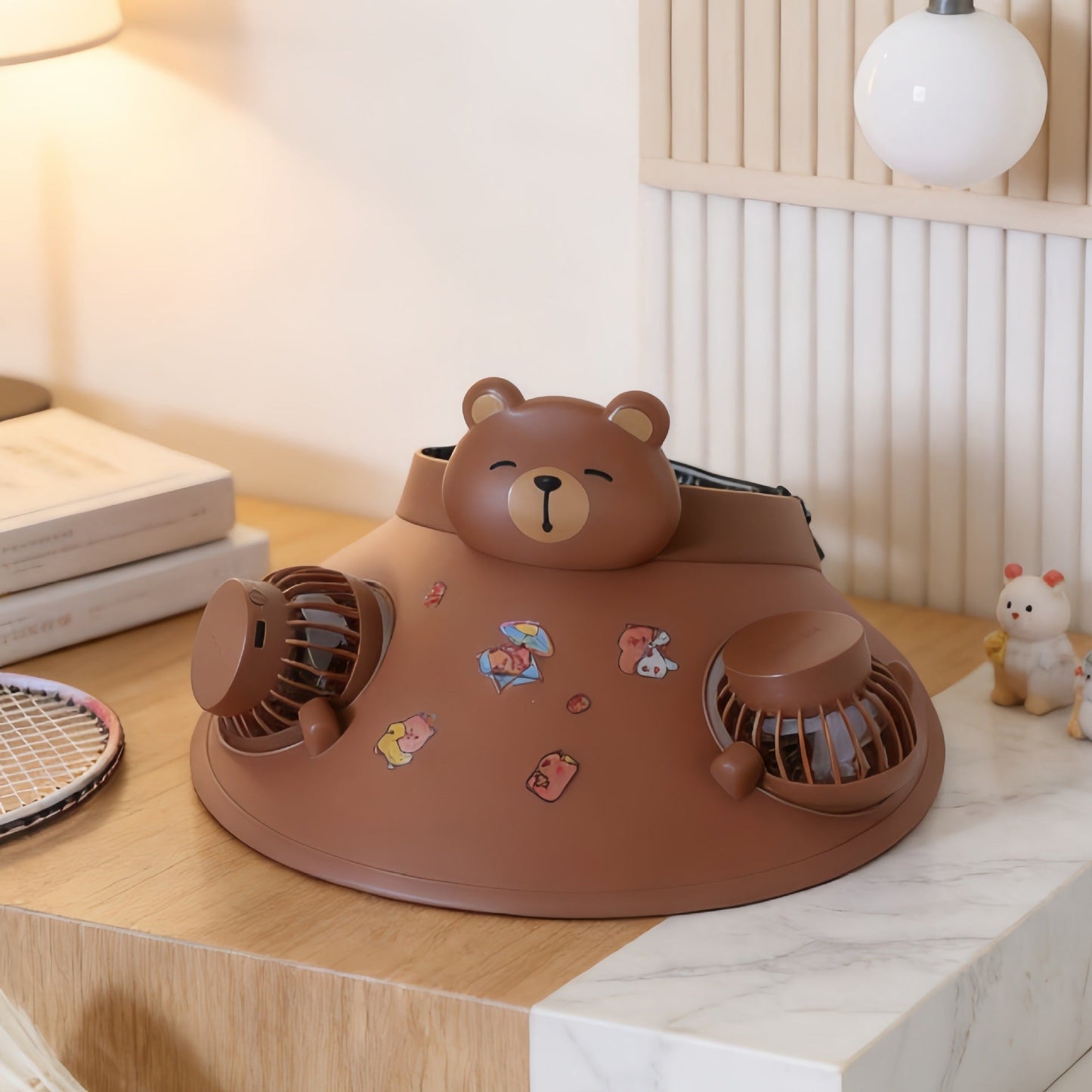 Damen Spielzeug-Fan mit lustigem Tierdesign Brehn