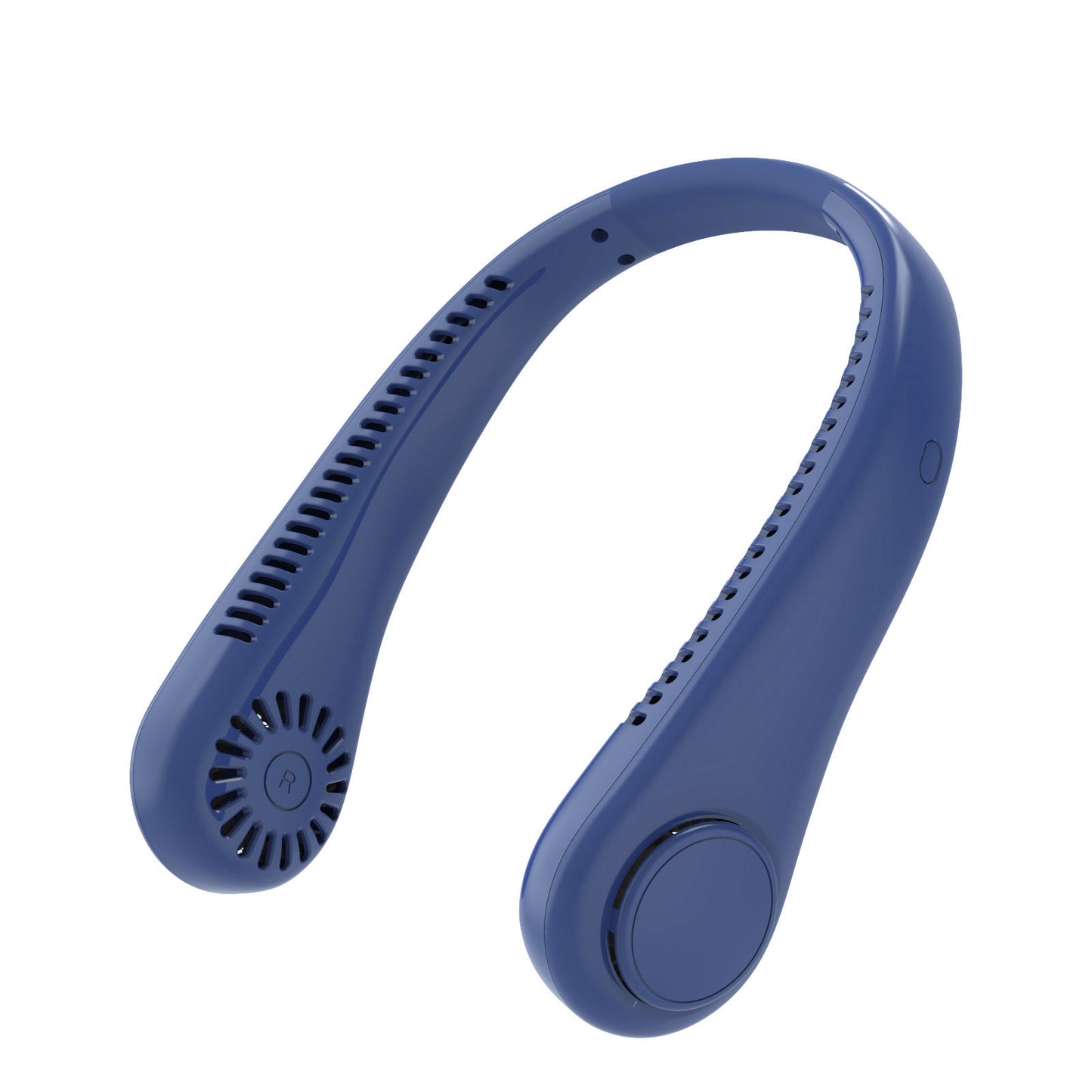 Unisex nan tragbarer wiederaufladbarer Nackenventilator mit leisem Doppellüfter einstellbaren Luftstufen und ergonomischem Halsband Brehn