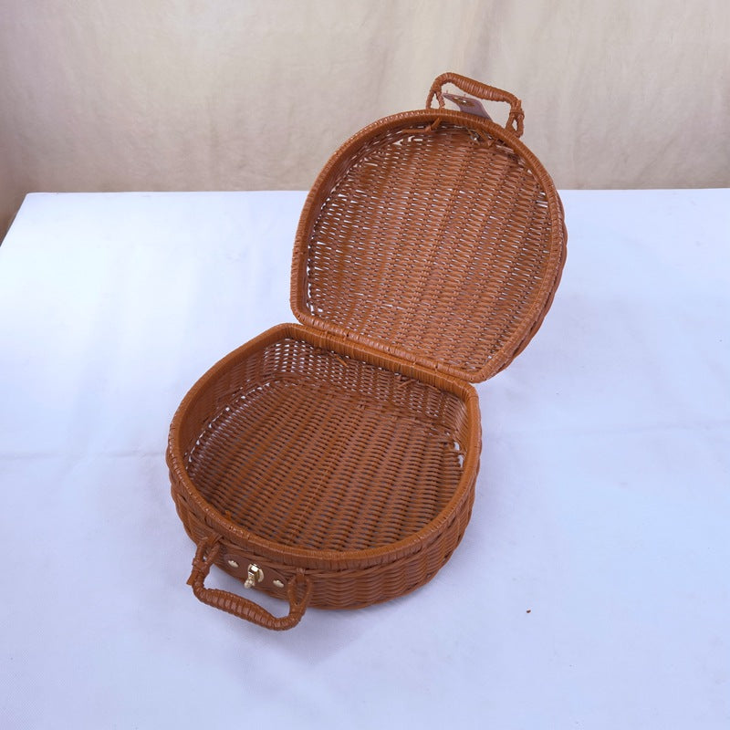 Damen stilvolle geflochtene Handtasche Brehn