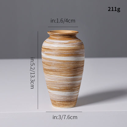 Künstlerische Spiraldesign Keramikvase Brehn