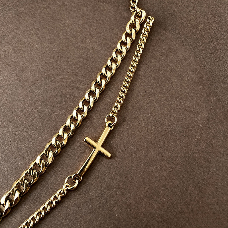 Goldene Kettenarmband Brehn