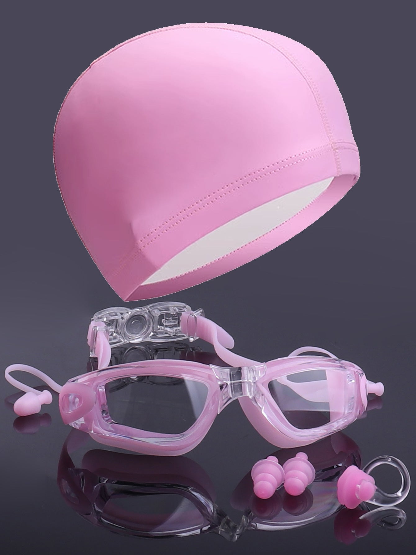 Profi-Schwimmset mit Hochleistungsgläsern und Sicherheitsohrstöpseln Brehn