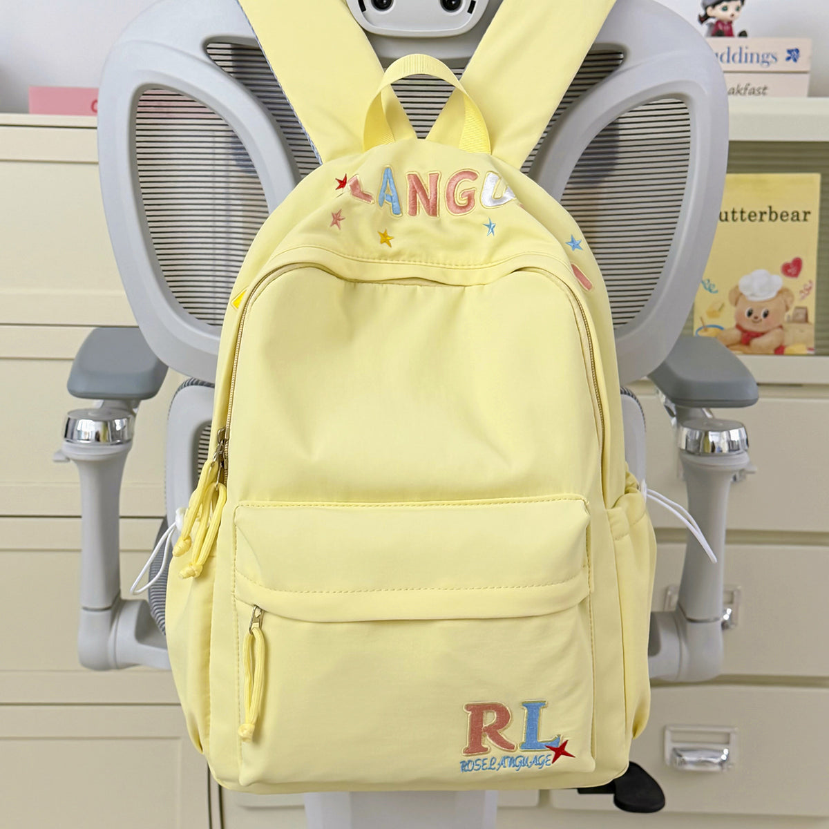 Stilvoller bestickter Grafik-Rucksack Brehn