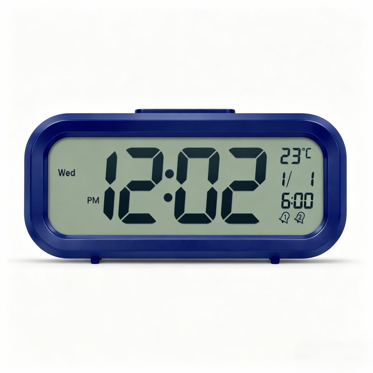 Digitaler Tischwecker mit Temperatursensor und Großem Led-Display Brehn