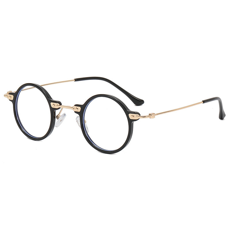Damen runde Brille mit filigranem Metallrahmen Brehn