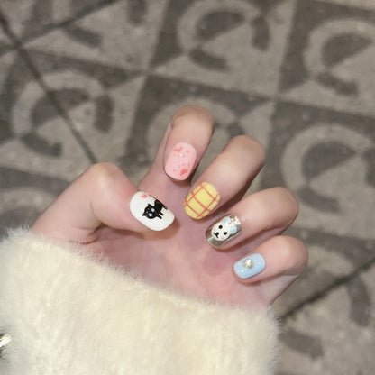 Niedliches Tierdesign Nagelkunst Set Brehn