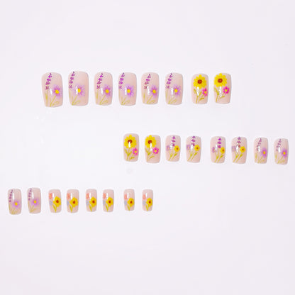 Floral 3D Nagelkunst Brehn