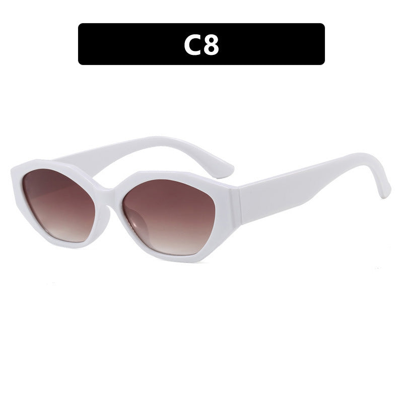Damen stilvolle Sonnenbrille im modern geometrischen Design mit schützendem UV-Filter Brehn