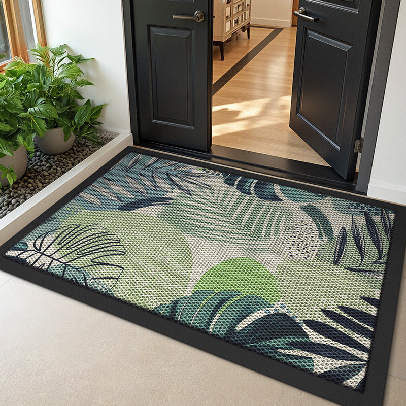 Floral Design Outdoor Welcome Mat Brehn
