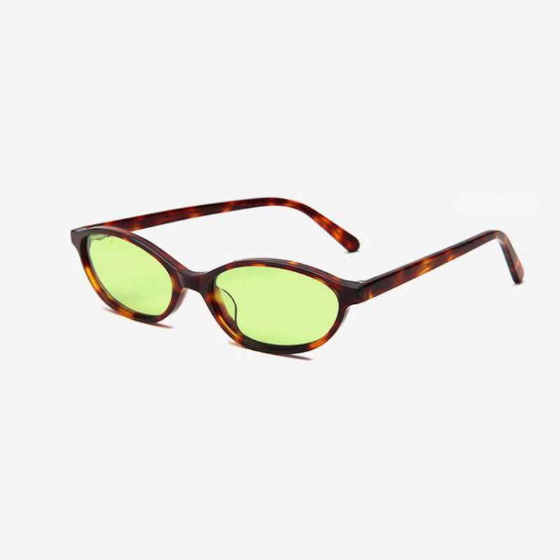 Damen stylische Sonnenbrille im zeitgenössischen Oval-Design Brehn