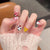 Kreatives fruchtfarbenes Press-On-Nagelset Brehn
