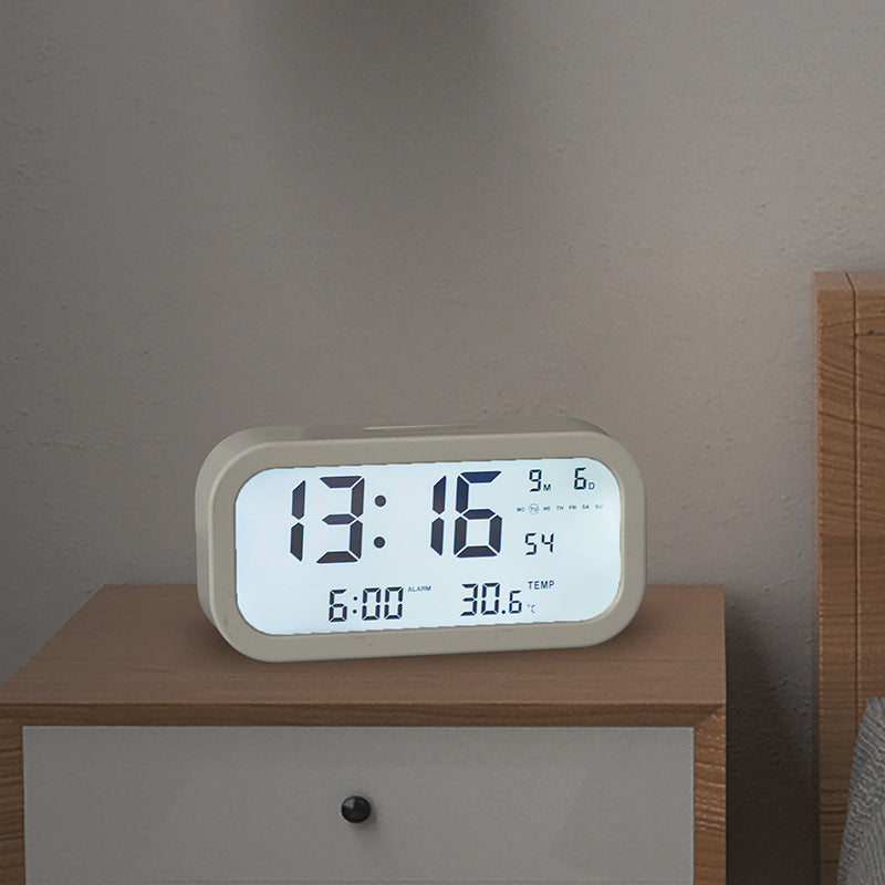 Digitaler Wecker mit Großer Led-Anzeige und Temperaturfunktion Brehn