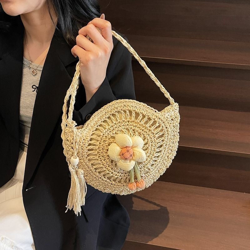 Handgearbeitete Blumen Tasche Brehn