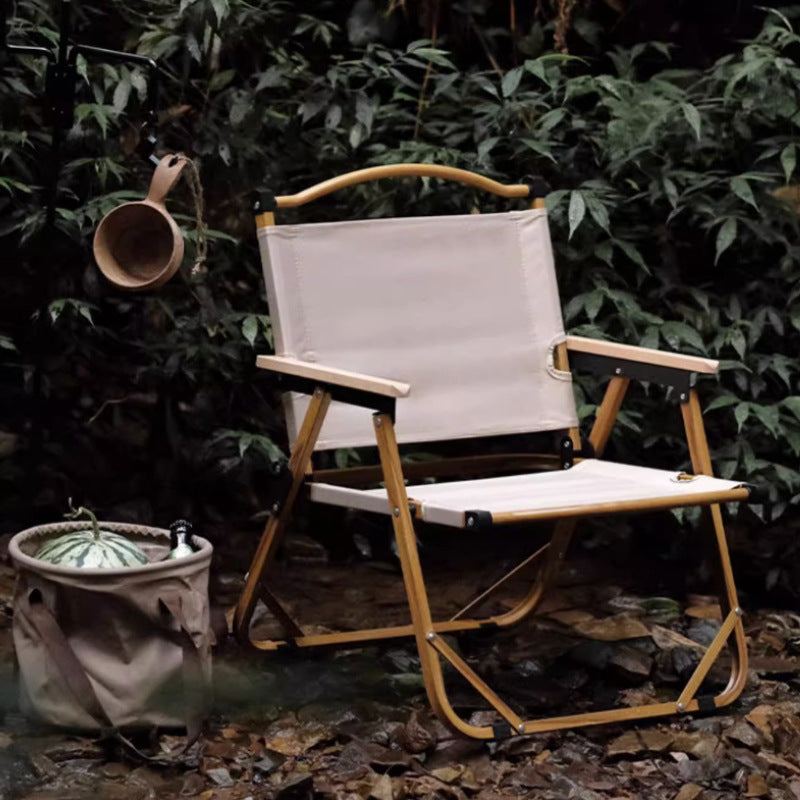 Faltstuhl mit ergonomischer Rückenlehne und stabilem Gestell Brehn