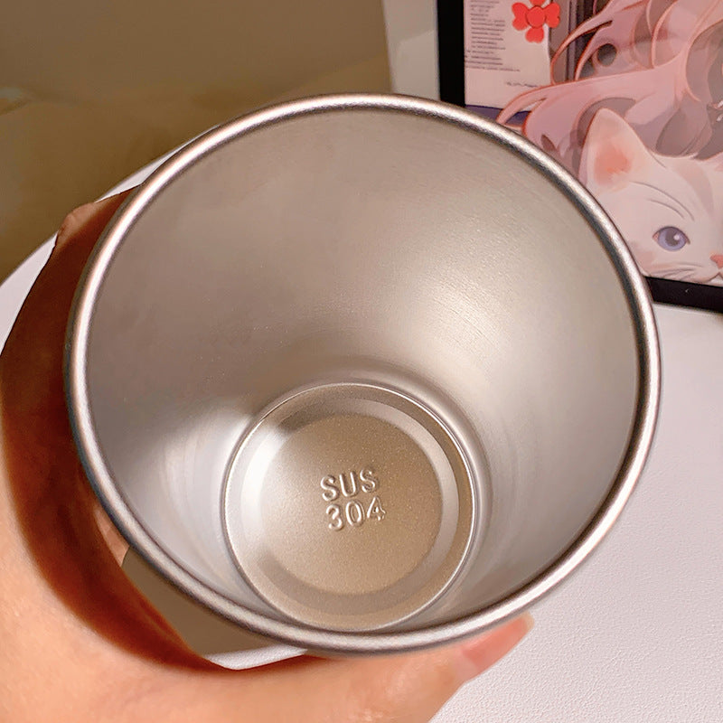 Edelstahlbecher mit Niedlichem Robbenmotiv Brehn
