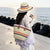 Bunte Strohtasche Strandtasche Brehn