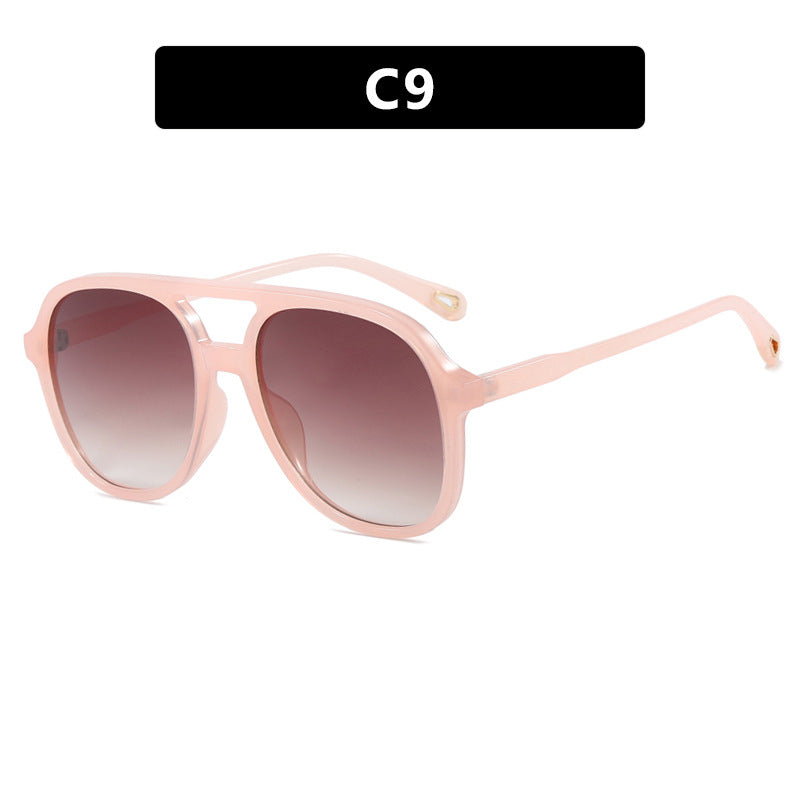 Damen geometrische Sonnenbrille mit luxuriösem Rahmen Brehn