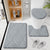 Blattmuster Luxus Badematten-Set