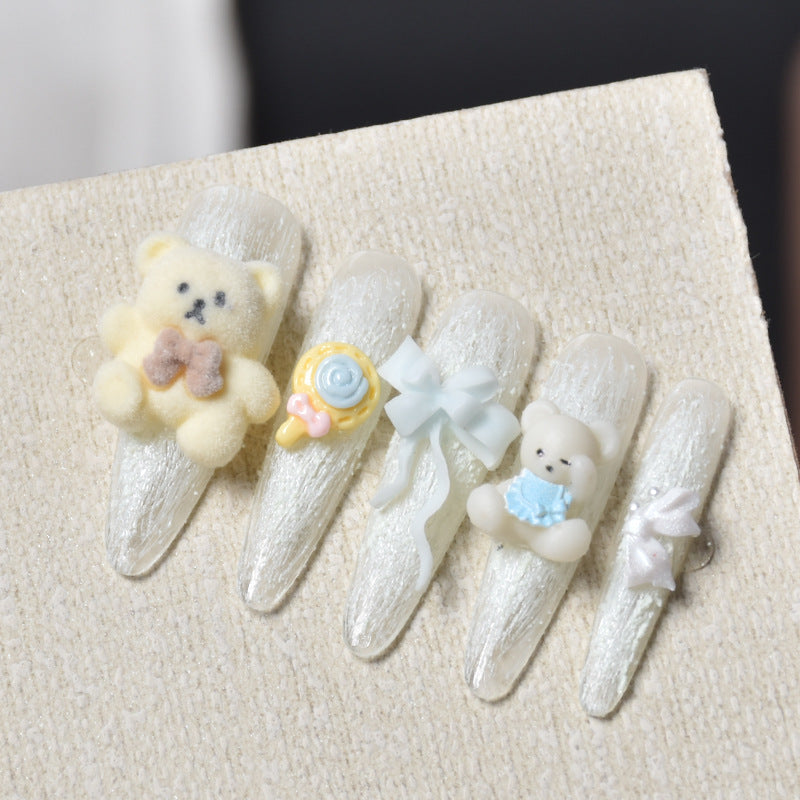 Kreative 3D Cartoon-Themen Druck-Nagelkunst Brehn