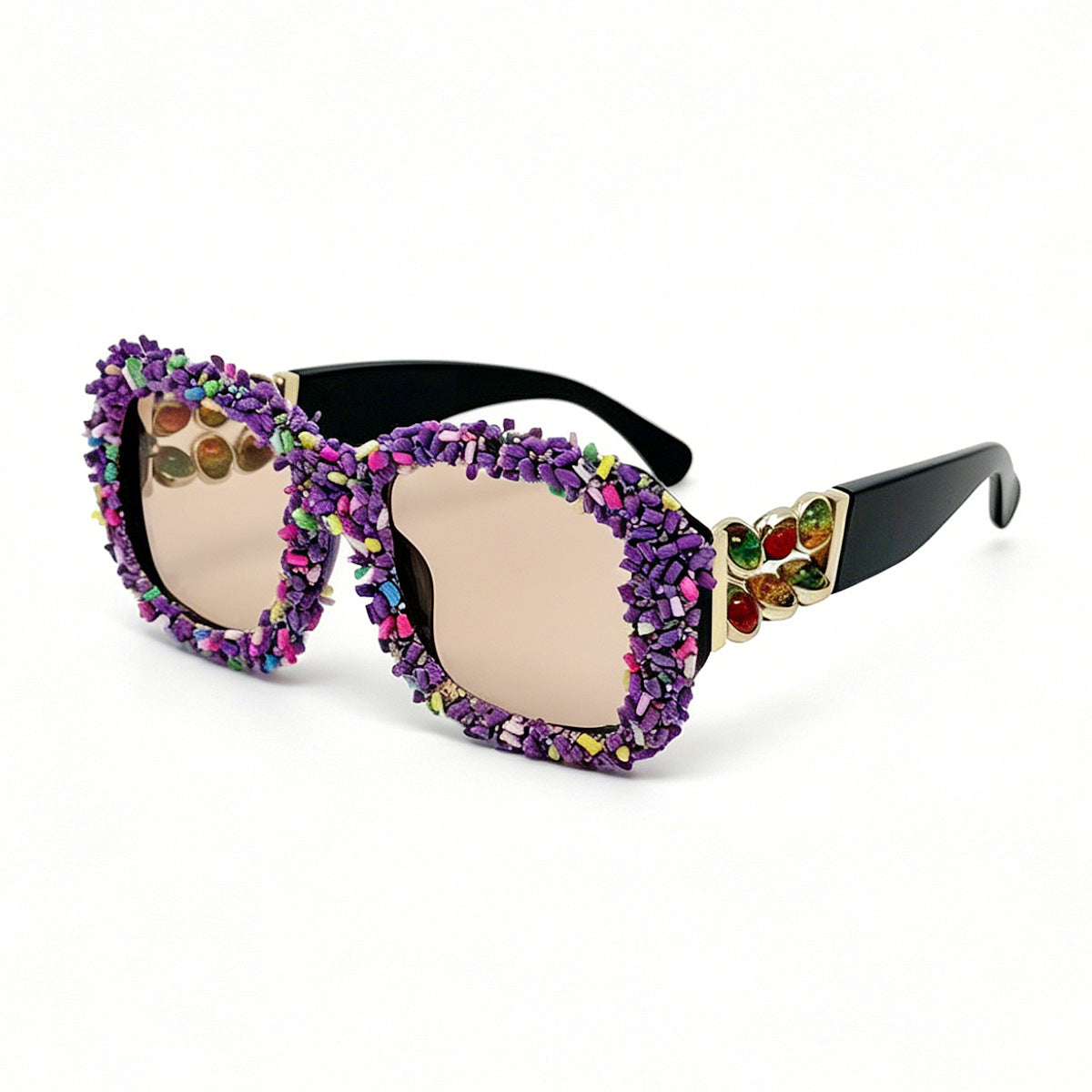 Damen Sonnenbrille mit kreativem Süßigkeitenbesatz Brehn