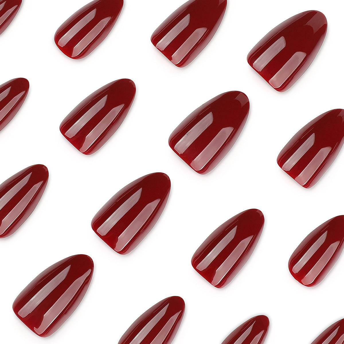 Glamouröse Stiletto-Nägel mit Hochglanz- und eleganten Designakzenten Brehn