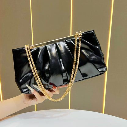 Faltende Kettenriemen Abendhandtasche