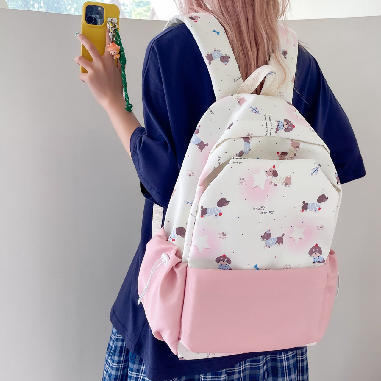 Rucksack mit Verspieltem Tiermotiv und Großem Stauraum Brehn