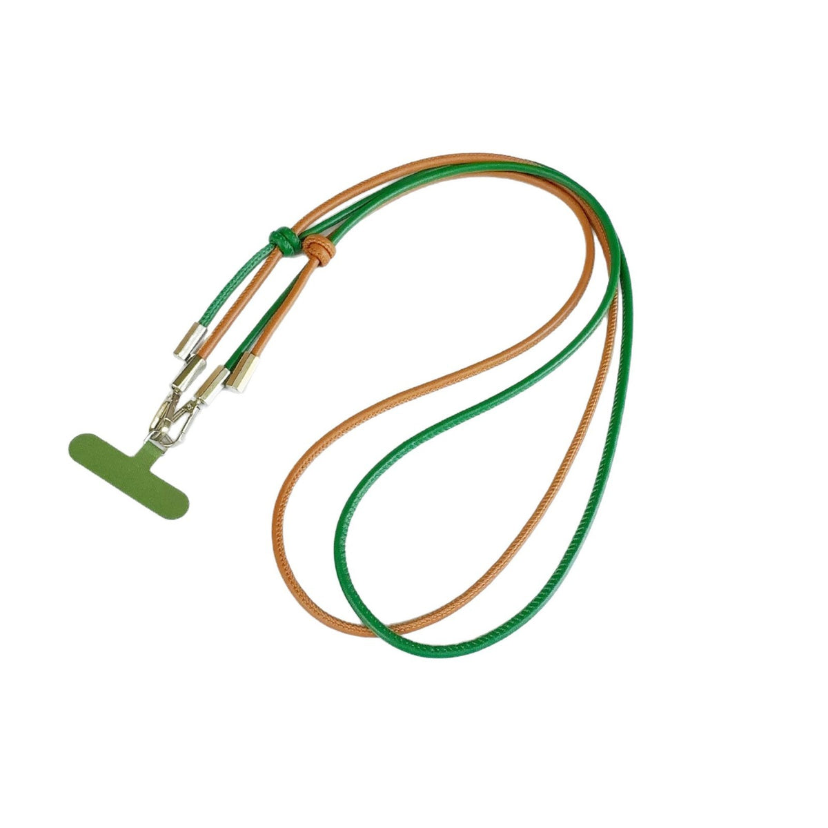 Stylische Zweifarbige Schlüsselband mit Clip Brehn