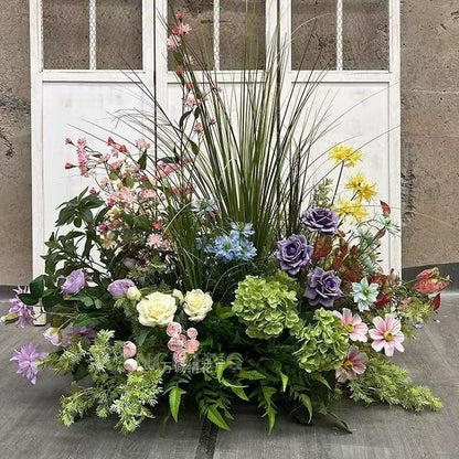 Lush botanische Blumenarrangement