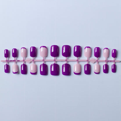 Stylisches French Tip Nail Art Set