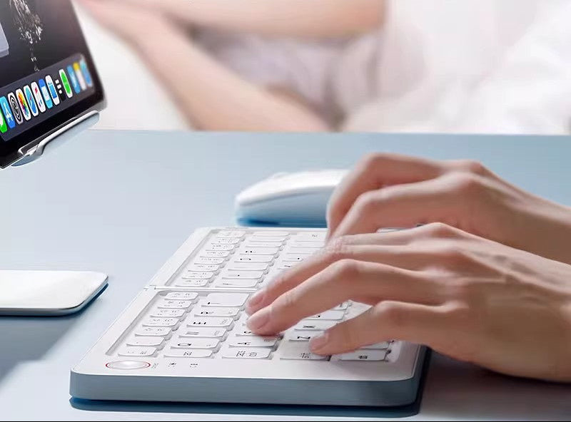 Faltbare Bluetooth-Tastatur und Maus Combo Brehn