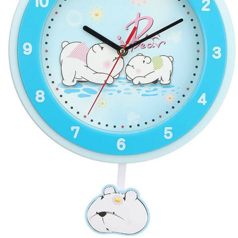 Wanduhr mit buntem Tierdesign Brehn